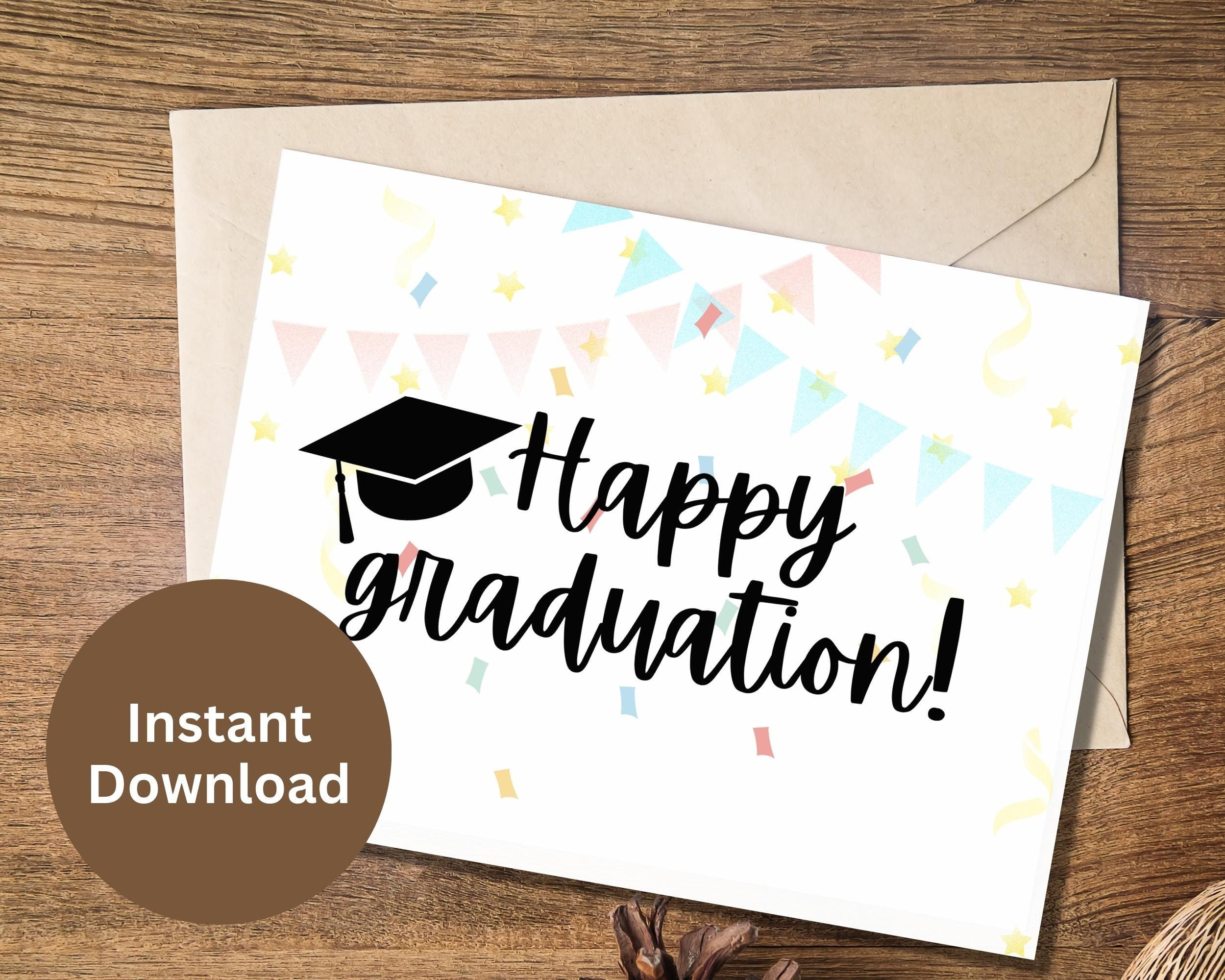 Happy Graduation Printable Card Graduation Gift Graduation Cap Design Happy Graduation Printable Card Graduation Gift Graduation Cap Design