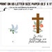 Happy Easter Printable Card Easter Gift Jesus Cross Card Elegant Floral ...