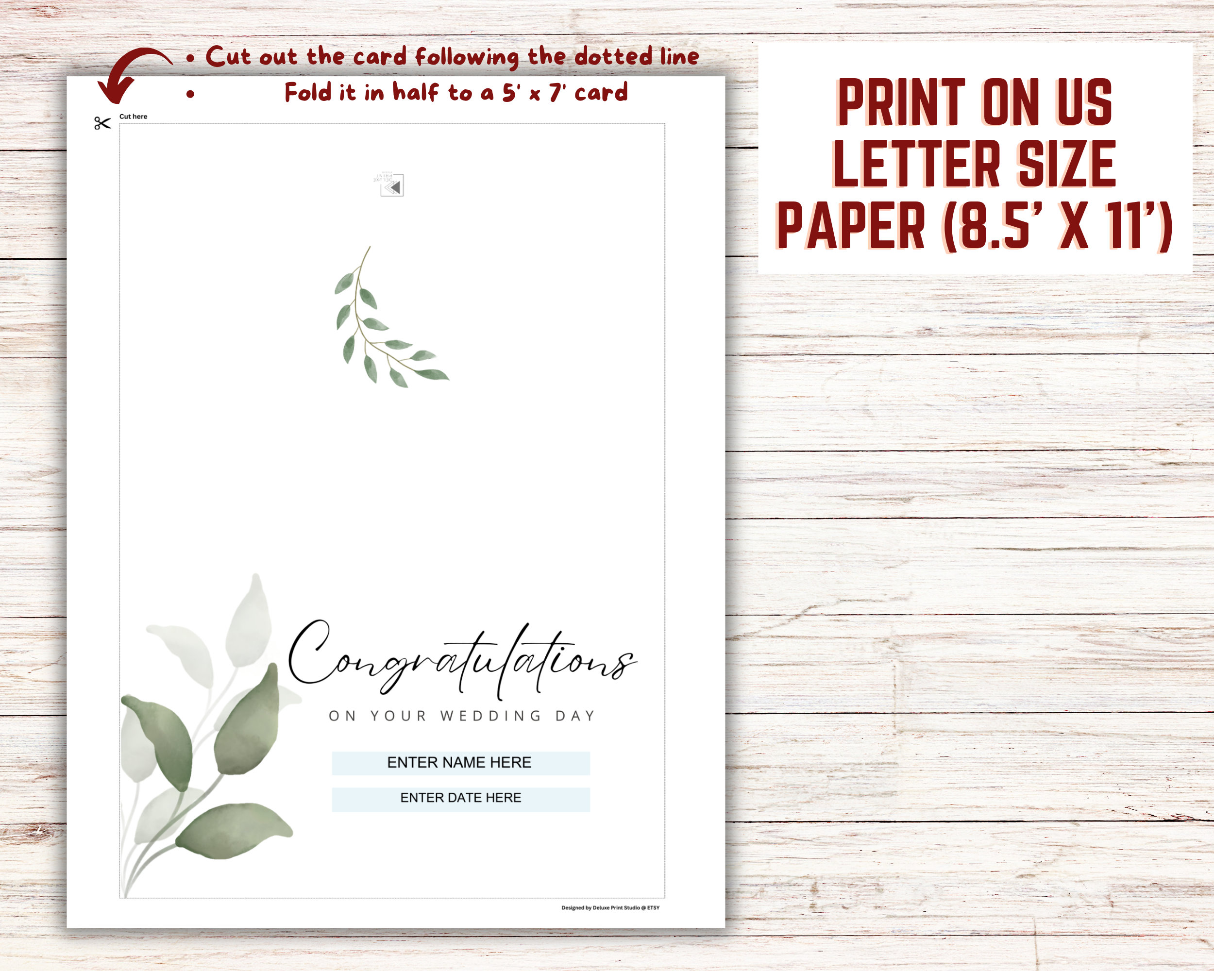 Editable Wedding Congrats Card Printable Engagement Gift - Etsy