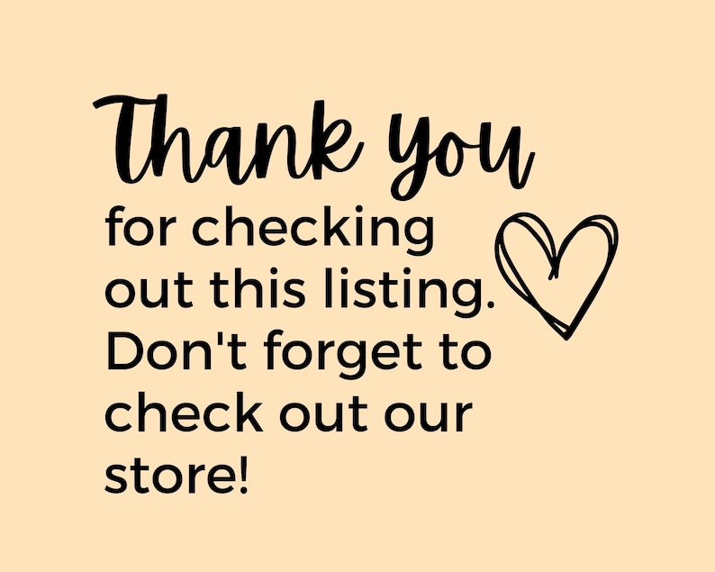 May include: Thank you for checking out this listing. Don't forget to check out our store!