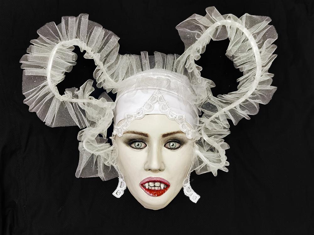 Handmade Lucy Westerna plaster mask (Bloofer Lady from Dracula) 38cmx45cm