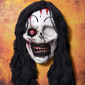 Handmade Victoria Heyes plaster decorative mask (Terrifier) 34cmx21cm