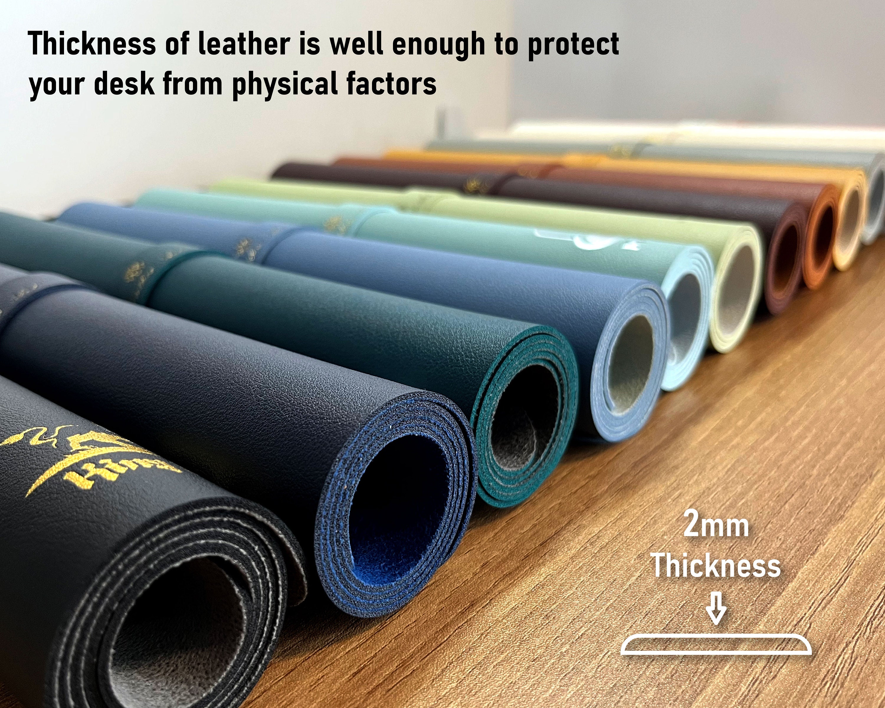 Leather Desk Mat Custom Size Desk Pad Personalized Office Etsy UK