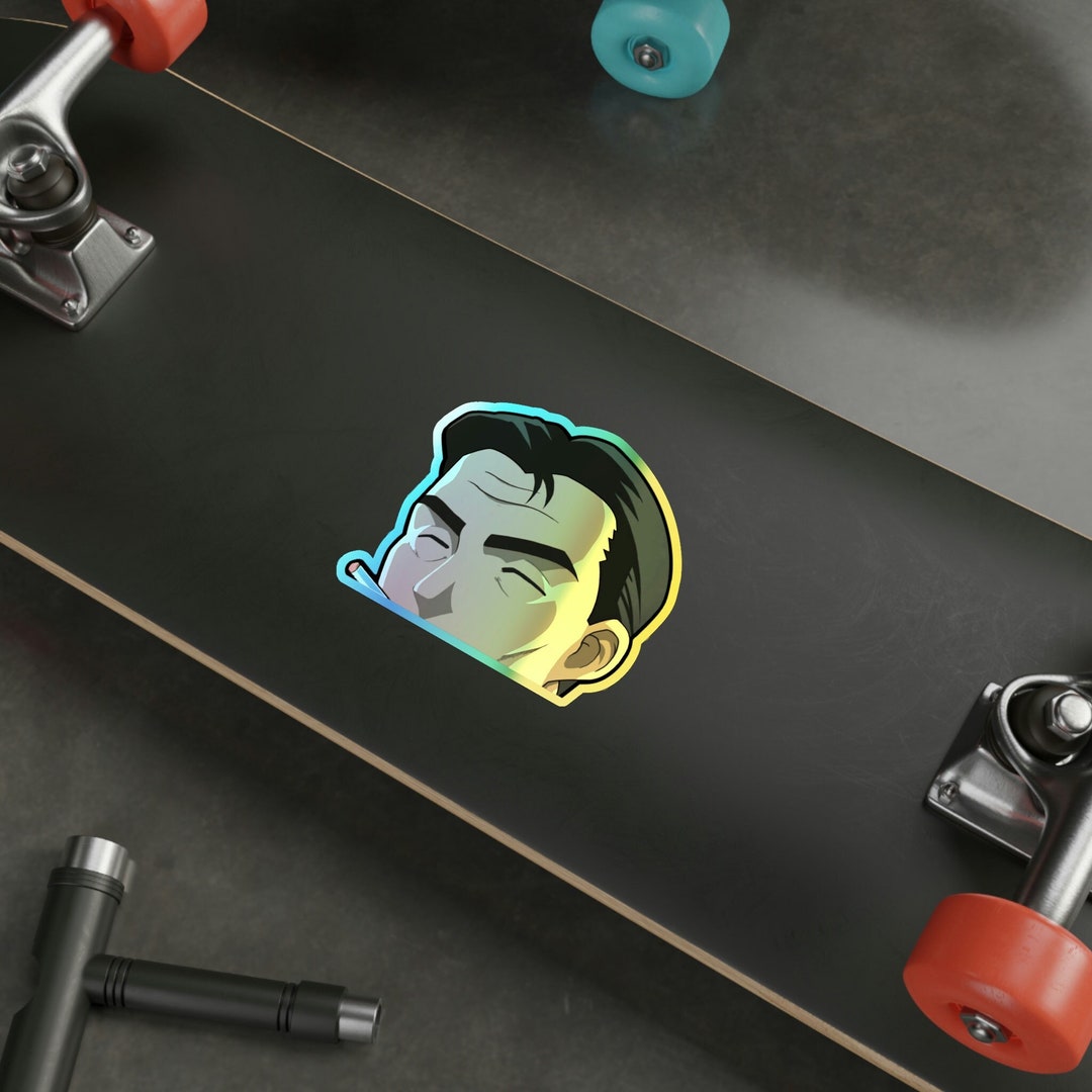 Bunta Sticker. Amazon Bunta Peeker Holographic Die-cut Sticker - Etsy