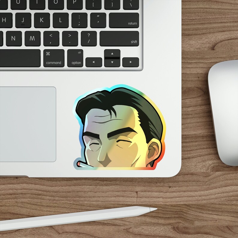 Bunta Sticker. Amazon Bunta Peeker Holographic Die-cut Sticker - Etsy
