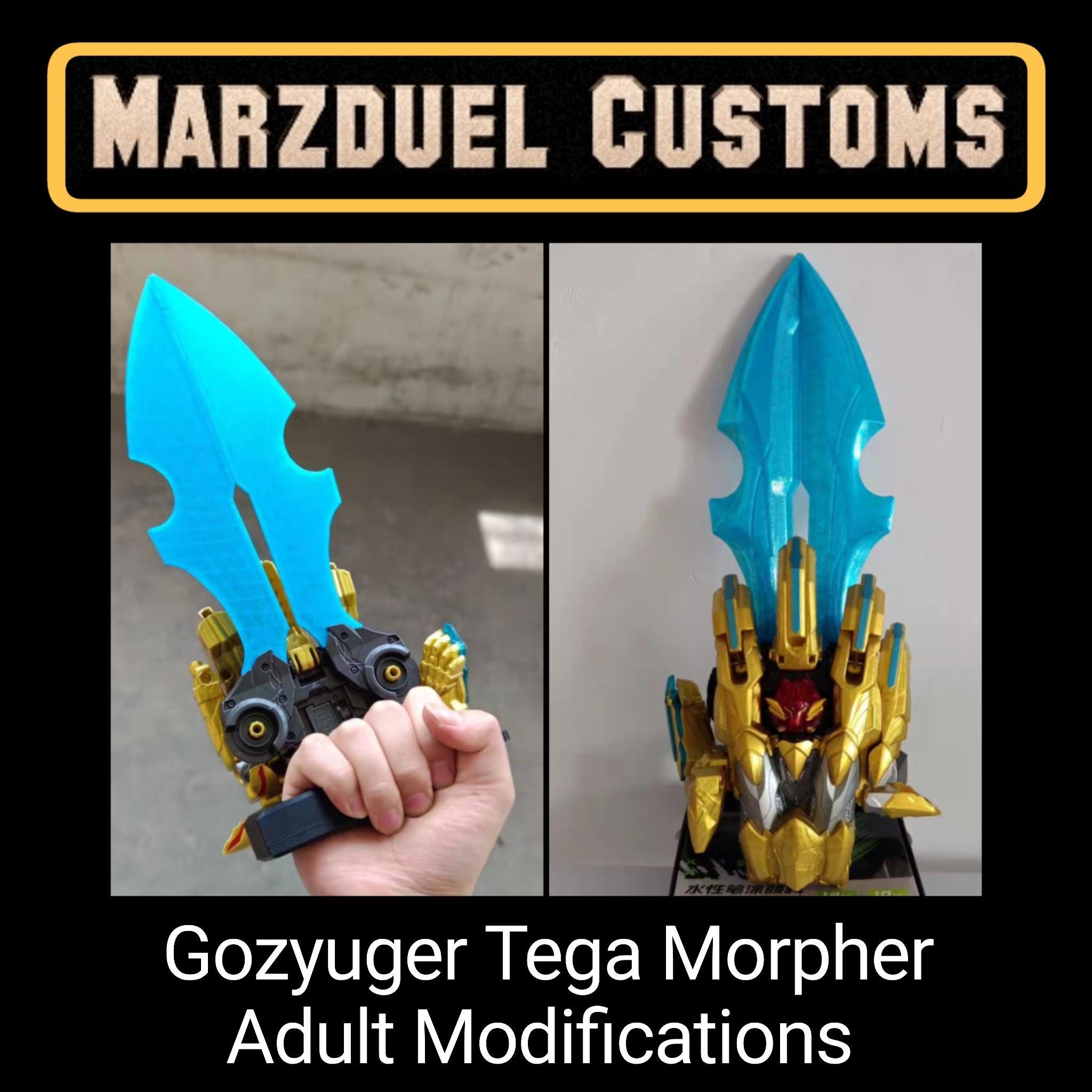 Gozyuger Tega Morpher June Adult Modifications [ Power Ranger