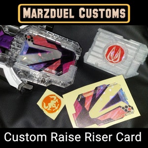 Kamen Rider Geats Supporter Raise Riser Cards