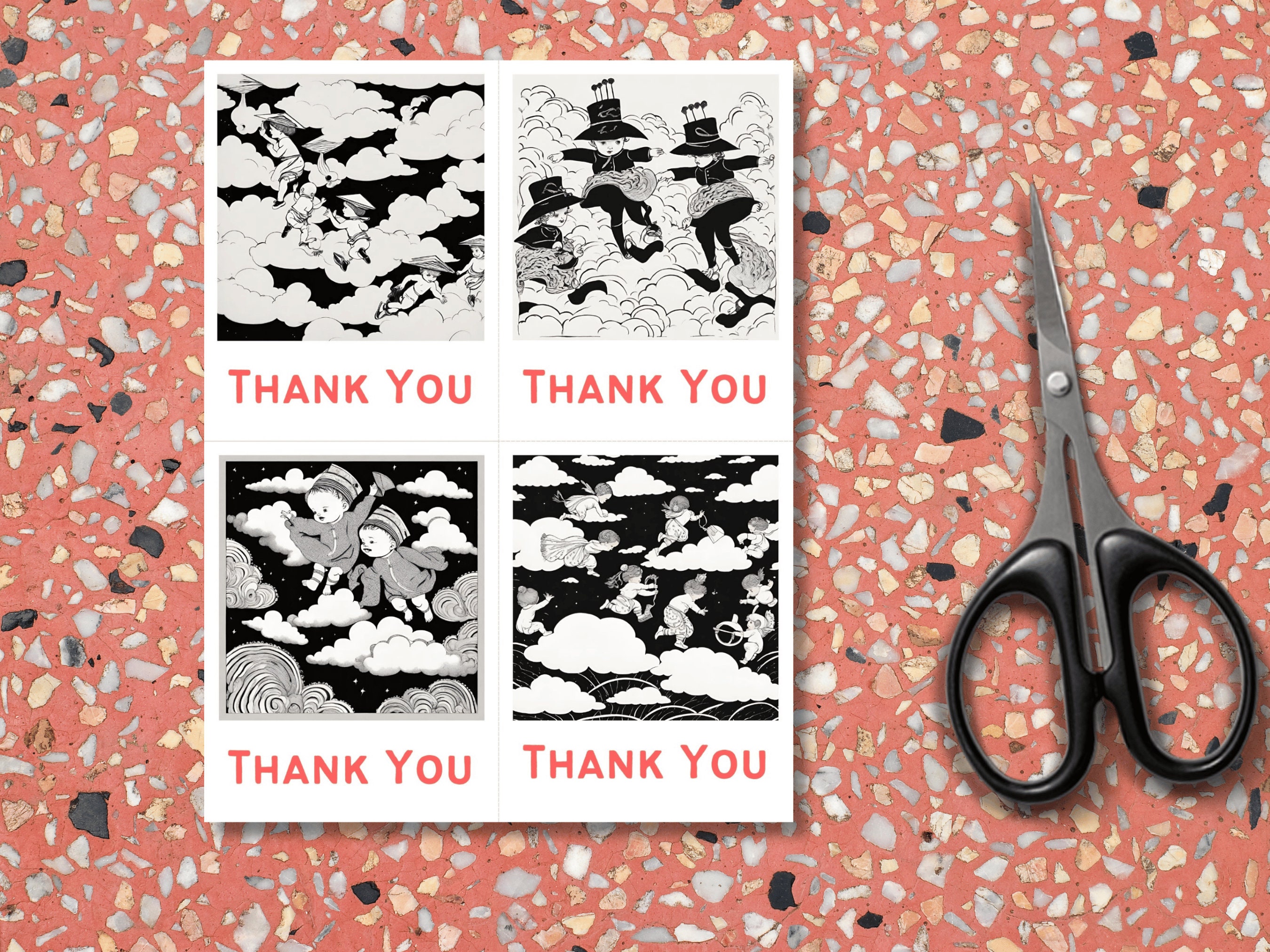 Thank You Note Printable Kids - Il Fullxfull.5874255314 38ci 