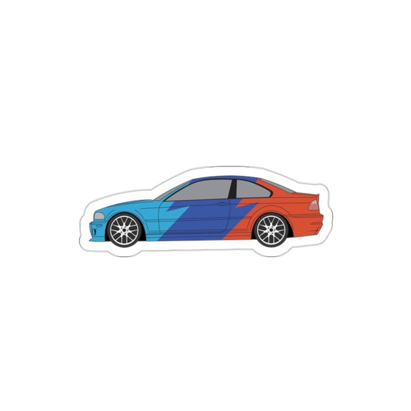 Bmw E46 Sticker Decal - Etsy