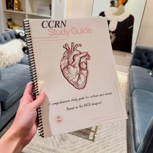 CCRN Prüfung Spiralgebunden | Stopfbuch | Druckbare Bewertung | Zertifizierung | Test Prep, Intensivpflege, Intensivpfleger | Dipl. Krankenschwester