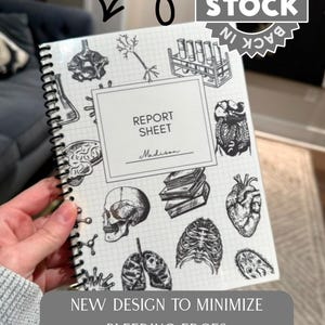 Reusable ICU Nurse Report Sheet Booklet | Dry Erase Organizer for Critical Care | CVICU, Gift