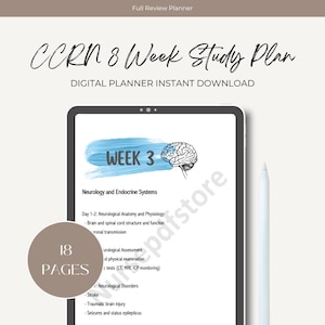 CCRN study guide, 8 Week Study Plan, Cram review, ICU nurse RN, study guide review plan, intensive care unit, icu nurse notes