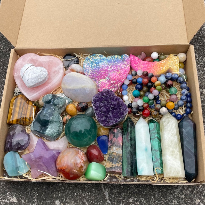 Mystery Box Crystal Confetti Mystery Lucky Scoop Random Etsy Canada