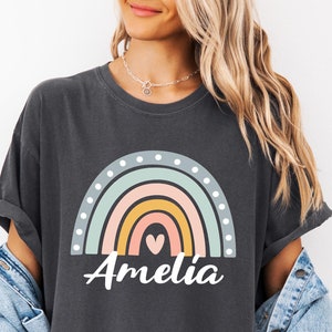 Personalized Name Shirt: Custom Comfort Colors Tee