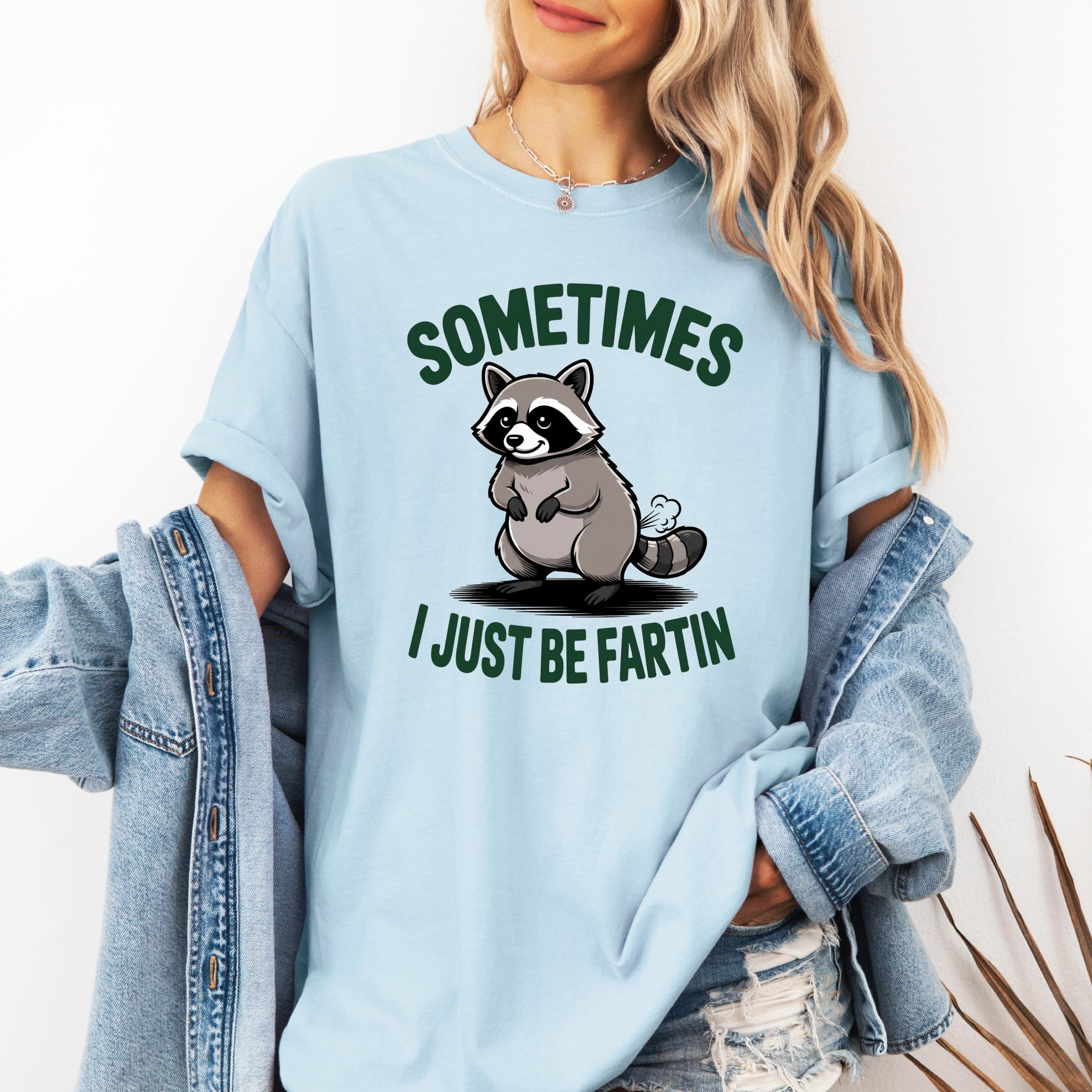 Funny Raccoon PNG, Farting Animal Art, Printable Wall Decor, Sometimes ...