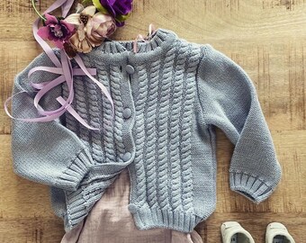 SUESTAR Austrian Cardigan BABY grey