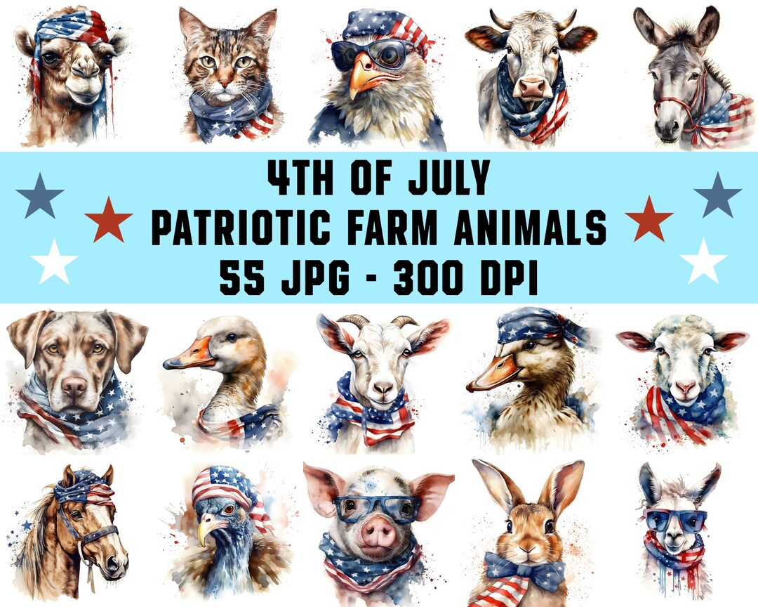 happy 4th of july farm