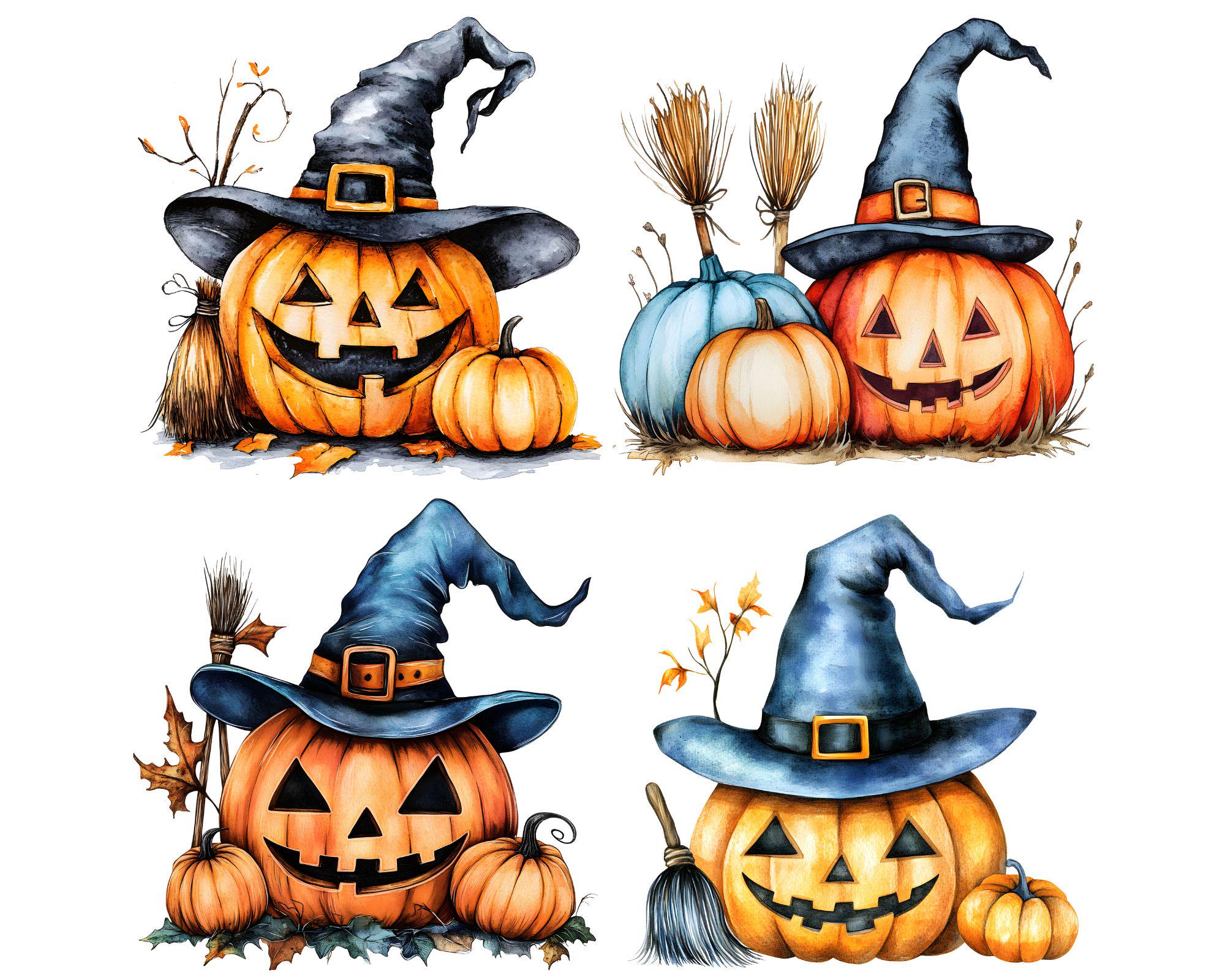 Letrero Metálico De Calabaza Y Bruja Para Halloween – Póster Pared Para Cueva, Cobertizo O Cocina
