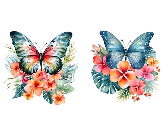 PETERMALLON 80 Pezzi Farfalla e fiori in legno con penna ad acquerello, Adesivi con pietre preziose, corde, carte graffiate colorate, Fiori Farfalle Cuoricini Targhette,per compleanno