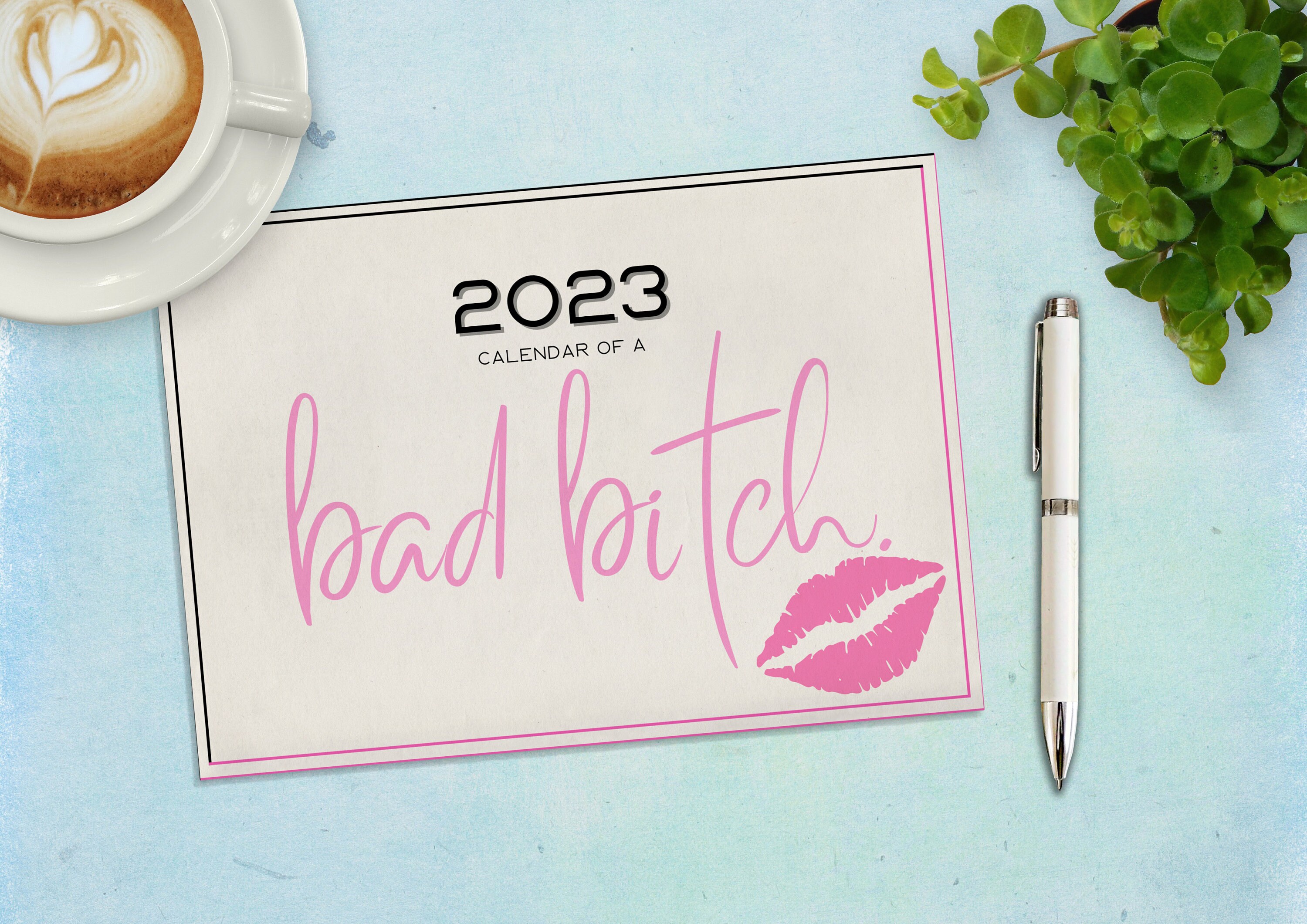 Bad Bitch Affirmations 2023 Calendar digital Download - Etsy