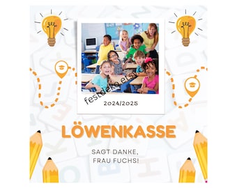 Farewell gift for elementary school teacher, self-designed memory book with student profiles, memory book for teachers and educators
