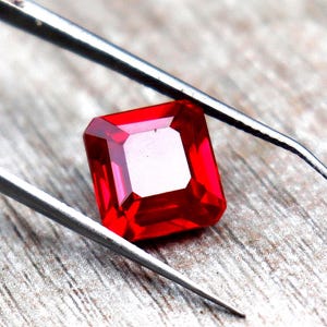 Natural Mozambique Blood Red Ruby With Certified Gemstone Use Ring Jewelry Making Tools Loose Radiant Cut Ruby Low Price Loose gemstone