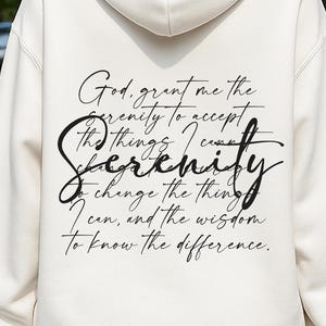 Serenity Prayer SVG PNG PDF, God Grant Me The Serenity Svg, Christian Svg, God Svg, Jesus Svg, Bible Svg, Faith Svg, Religious Svg