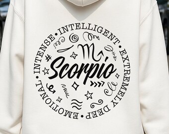 Scorpio Sign SVG, Scorpio PNG, Zodiac Signs SVG, Astrology Signs Svg, Star Sign, Cut File Cricut, Horoscope Svg, Digital Download