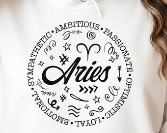 Aries Sign SVG, Aries PNG, Aries Svg, Zodiac Signs SVG, Astrology Signs Svg, Star Sign, Cut File Cricut, Horoscope Svg, Digital Download