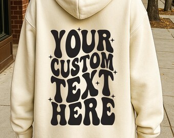 Custom Wavy Png, Custom Wavy Stacked SVG, Custom Wavy Letters SVG, Customized Retro Wavy Text Svg, Custom Groovy SVG, Custom T-shirt Design