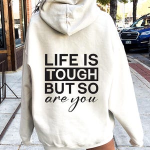 Life Is Tough But So Are You SVG, Inspirational Svg, Motivational Svg, Quote, Saying Svg, Cut File Silhouette Cricut, Empowering, Positive