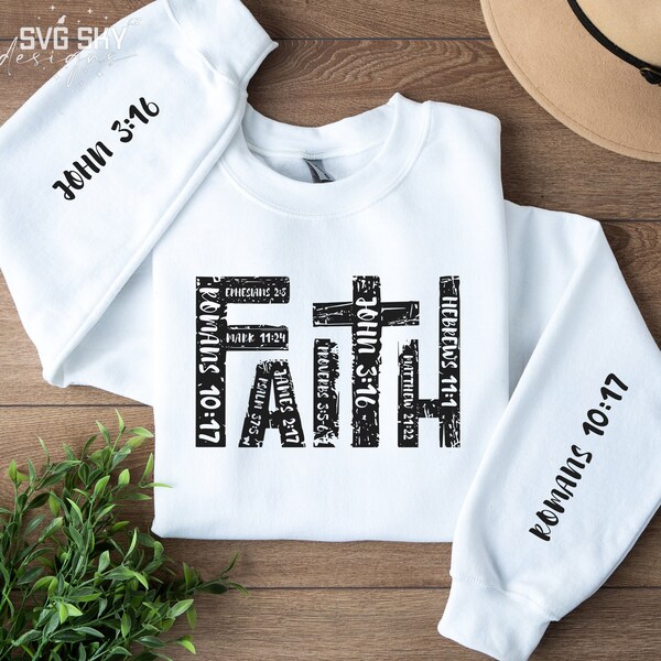 Faith SVG PNG PDF, Christian Svg, Religious Svg, Jesus Svg, Bible Verses, God Svg, Faith Shirt Svg, Faith  Svg Cut File Cricut, Easter Svg