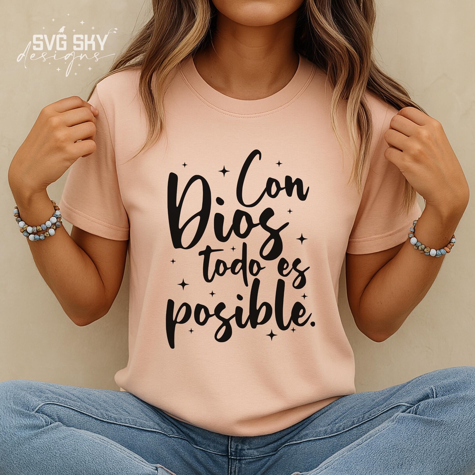 Con Dios Todo Es Posible SVG PNG, Bible and Christian Quotes Designs in ...