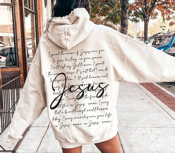 I Speak The Name Of Jesus SVG PNG, Religious Svg, Christian Svg, Jesus Svg, Bible Verses Svg, Faith Svg, Easter Svg, Song Lyrics Svg