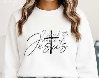 I Speak The Name Of Jesus SVG PNG, Jesus Svg, Bible Svg, Faith Svg, Christian Lyrics Svg, Katy Nichole Svg, Religious Song, Easter Svg