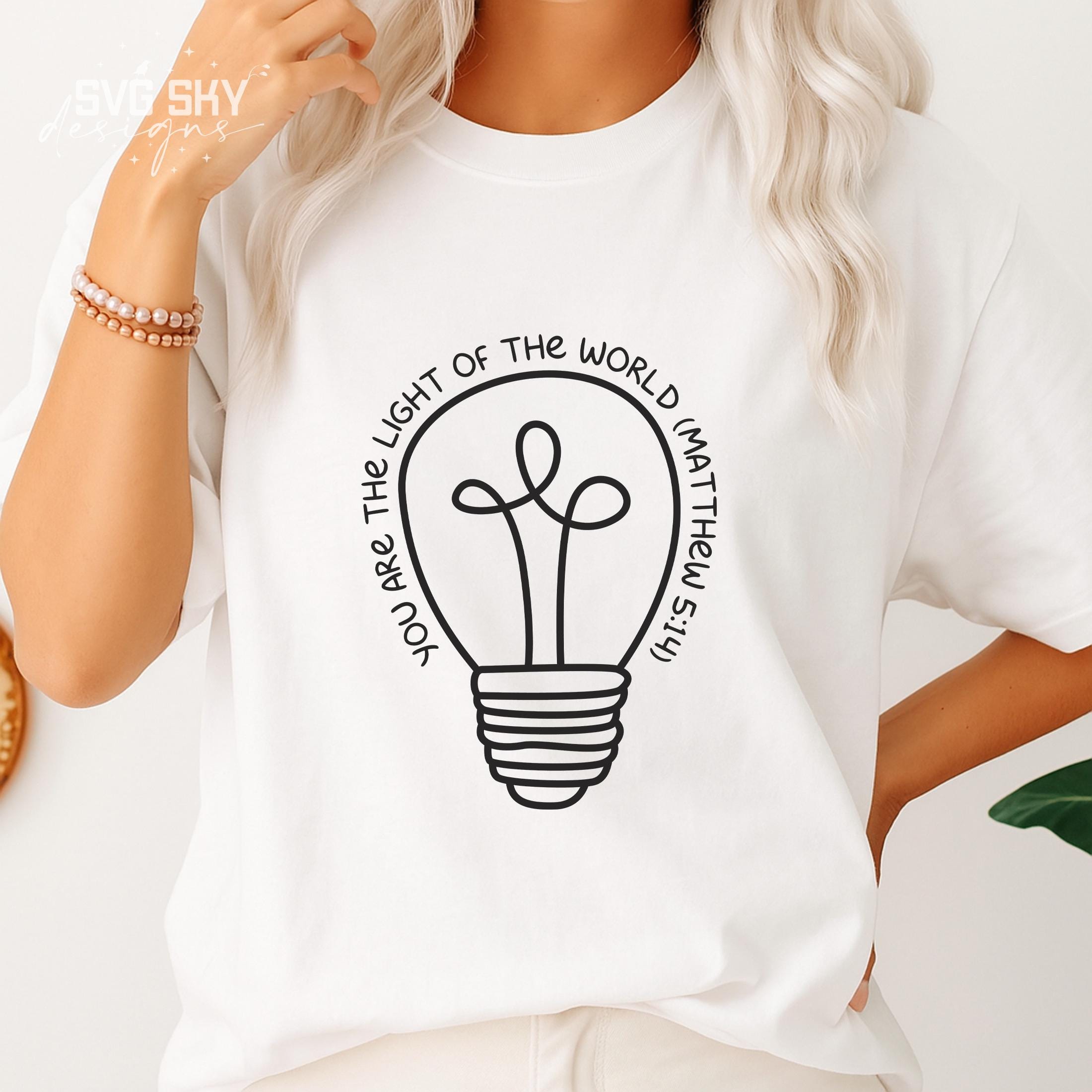 You Are the Light of the World SVG PNG, Religious Svg, Christian Svg ...