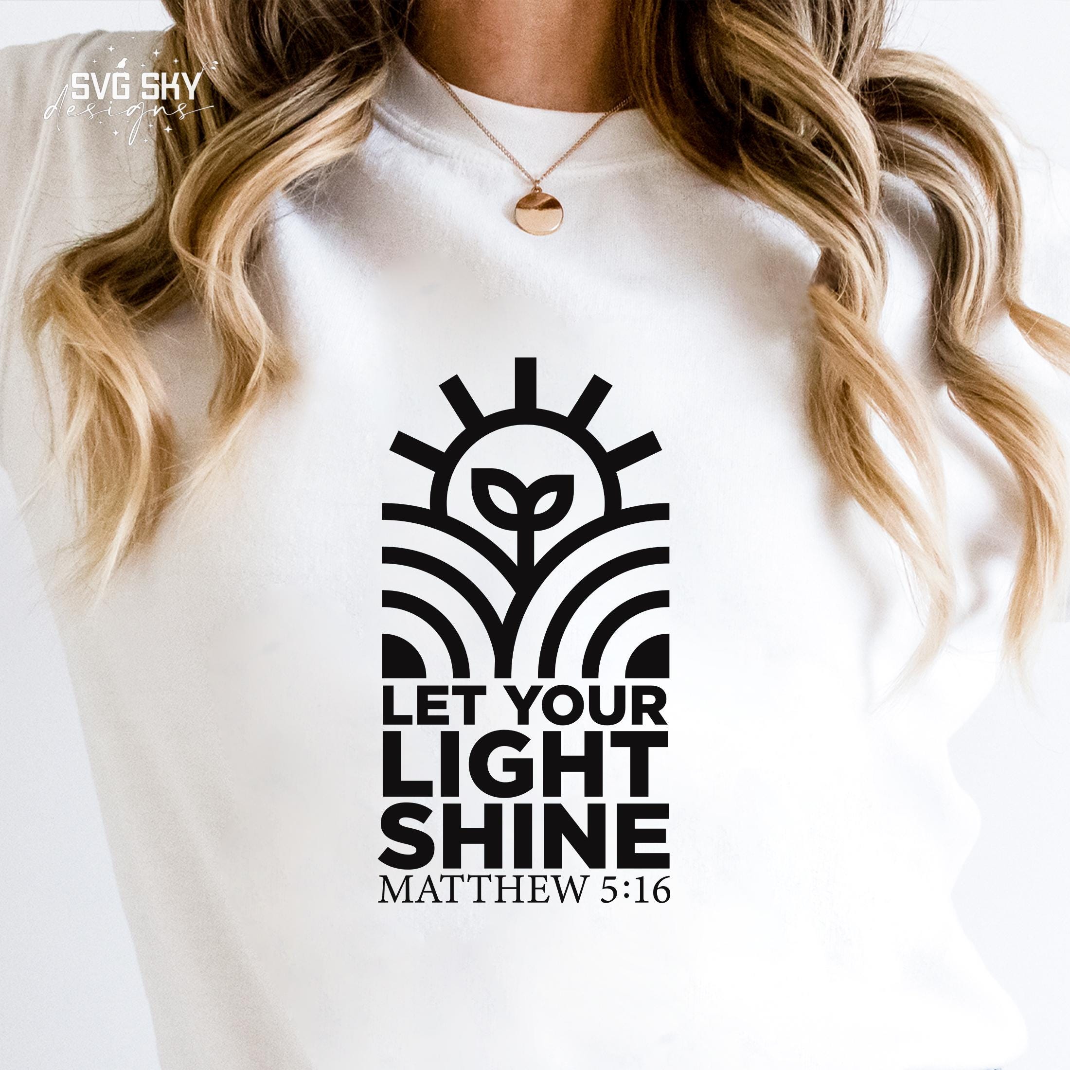 Let Your Light Shine SVG, Christian Svg, Religious Svg, Jesus Svg ...