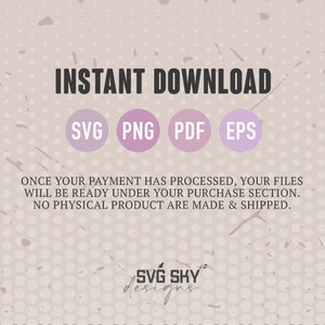 K&ouml;nnte beinhalten: Sofortige Download-Datei f&uuml;r Grafikdesign in den Formaten SVG, PNG, PDF und EPS. Sobald Ihre Zahlung verarbeitet wurde, stehen Ihre Dateien in Ihrem Kaufbereich bereit. Es wird kein physisches Produkt hergestellt oder versandt. SVG Sky Designs.