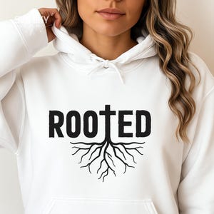 Rooted SVG PNG PDF, Christian Svg, Religious Svg, Faith Svg, Jesus Svg, Bible Verses, God Svg, Scripture Svg, Easter Svg