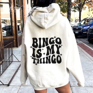 Bingo Is My Thingo SVG PNG, Bingo Player Quote, Wavy Text Svg, Retro Svg, File For Cutting Machines, Cricut Silhouette, Digital Download