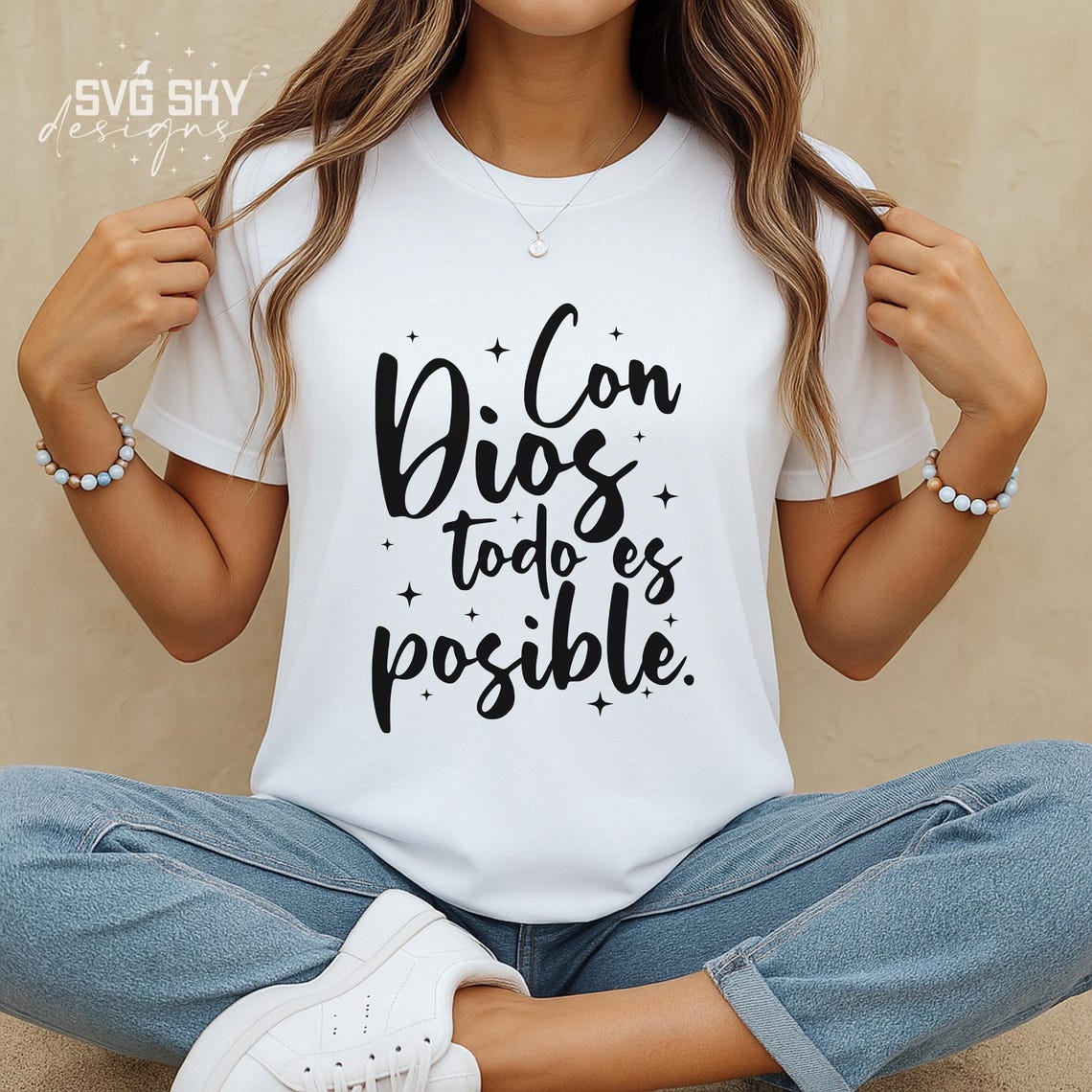 Con Dios Todo Es Posible SVG PNG, Bible and Christian Quotes Designs in ...