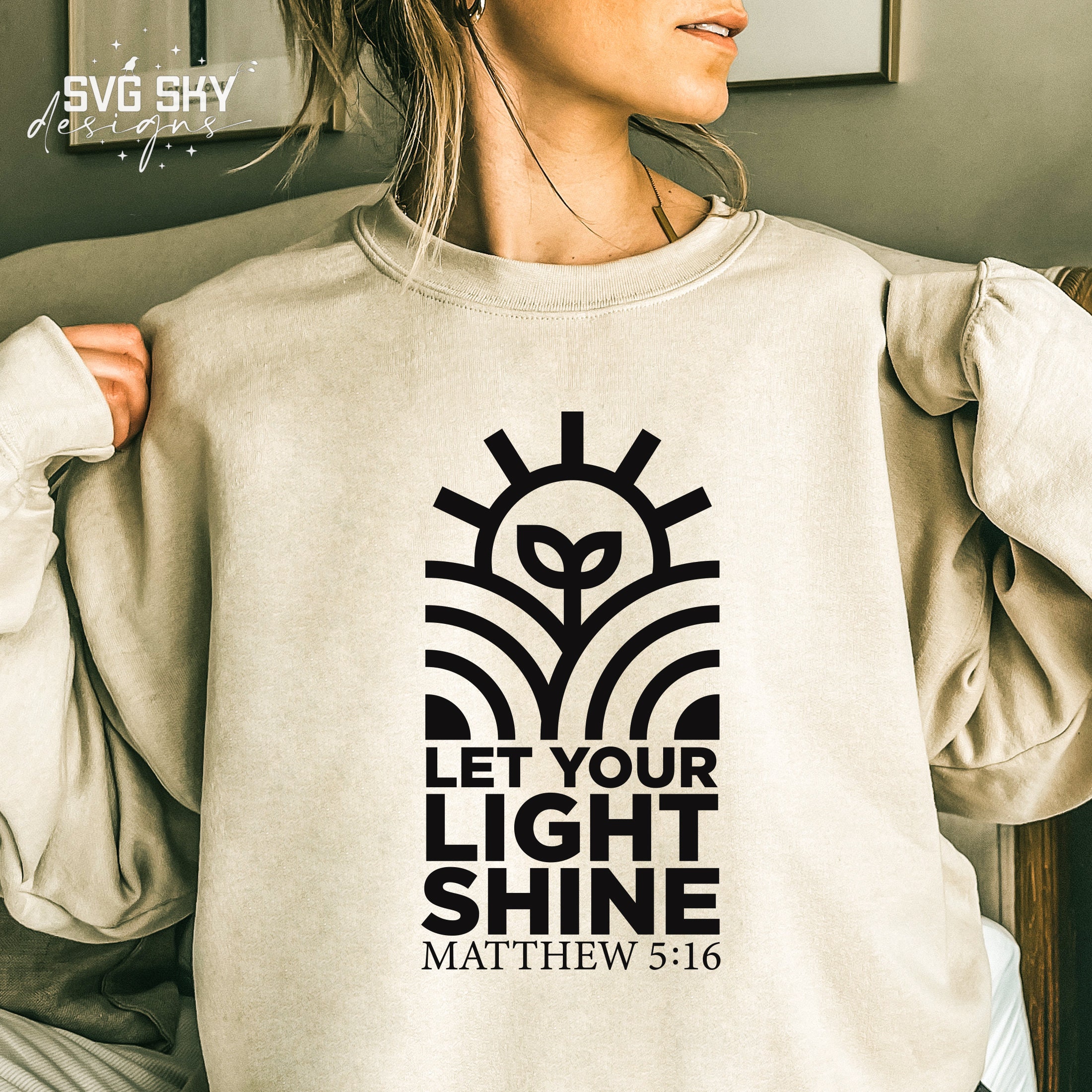 Let Your Light Shine SVG, Christian Svg, Religious Svg, Jesus Svg ...