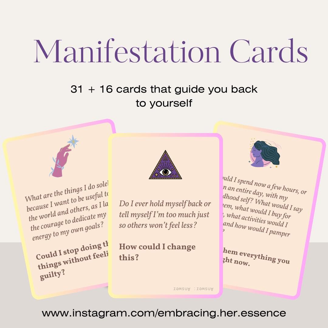 Manifestation Cards: for the New Year and Every New Beginning - Etsy
