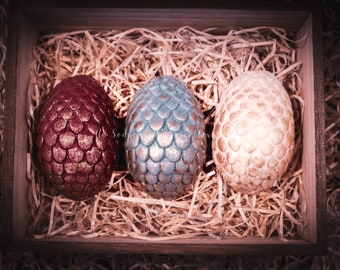 Dragon eggs box, dragon egg fondant, scented fondant, Halloween candle, autumn candle, autumn decor, games of thrones, hobbit