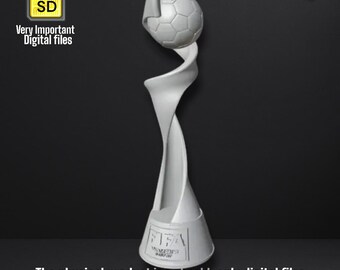 STL File Women&#39;s Team Championship Trophy 3D Model for 3D Printing No Physical Figure
