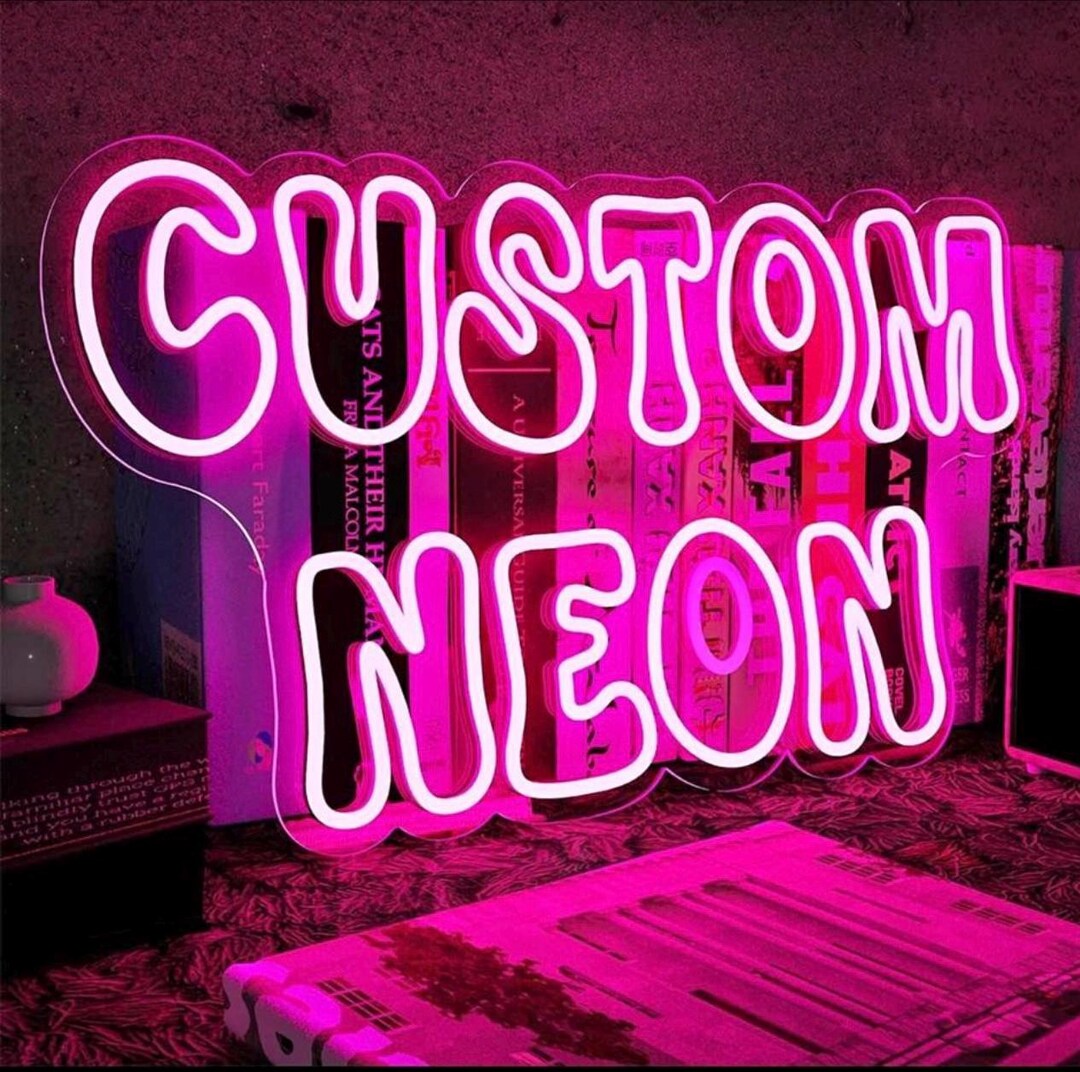 Personalized LED Neon Sign: Custom Room & Wall Decor - Etsy