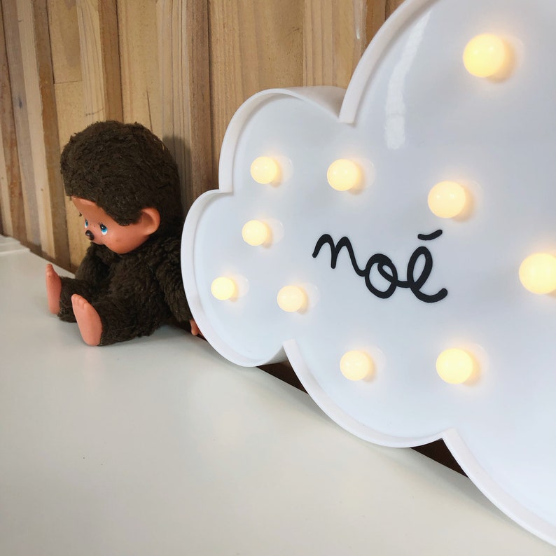 Cloud night light personalized children's room decoration / LITTLE CLOUD image 8