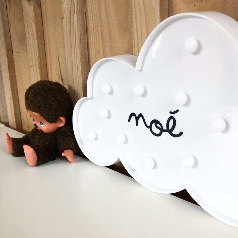 Cloud night light personalized children's room decoration / LITTLE CLOUD image 10