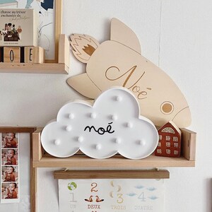 Cloud night light personalized children's room decoration / LITTLE CLOUD image 7