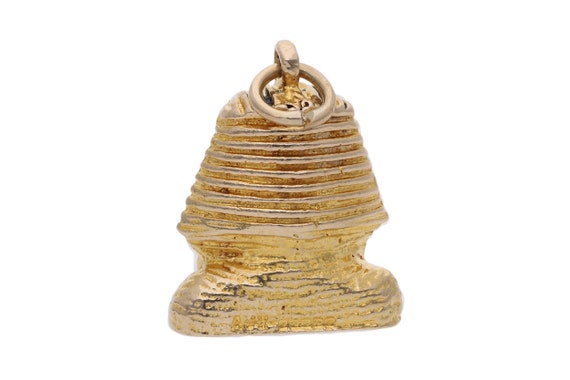 Heavy 9ct Gold Egyptian Sarcophagus Mummy Charm - image 3